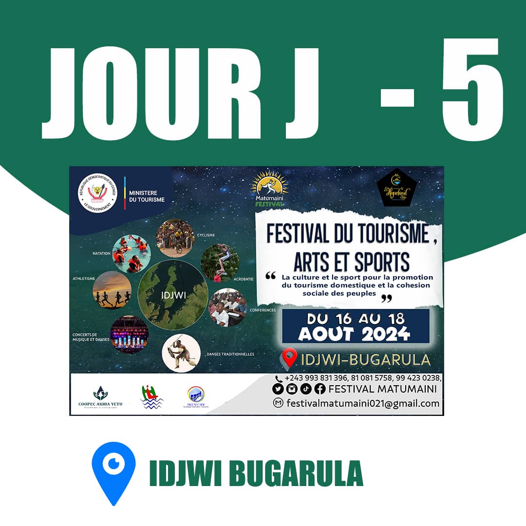 PASHA_GL's tweet photo. #MATUMAINIFestival2024
COMPTE À REBOURS À 5 JOURS 
Le temps est compté, Matumaini bientôt sur l’île tant espérée. Le tourisme en lumière, la paix en écho, dans 5 jours pour se joindre à ce festin d’espoir. 

Réserve ta place gratuitement et rejoins-nous sans tarder. https://t.co/CkEDRbNKwX