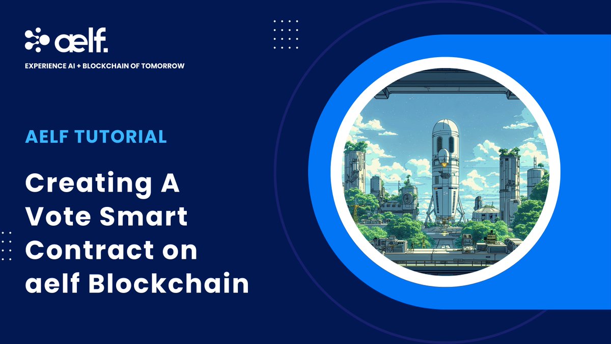 aelfblockchain's tweet image. 📚aelf Tutorial: Creating a Vote Smart Contract on aelf AI Blockchain

📽️youtube.com/watch?v=ZiMAG7…

Our advanced tutorial guides you on creating and deploying a vote #smartcontract for DAOs on our AI-enhanced blockchain.🌐

You can also learn about voting mechanisms, security…