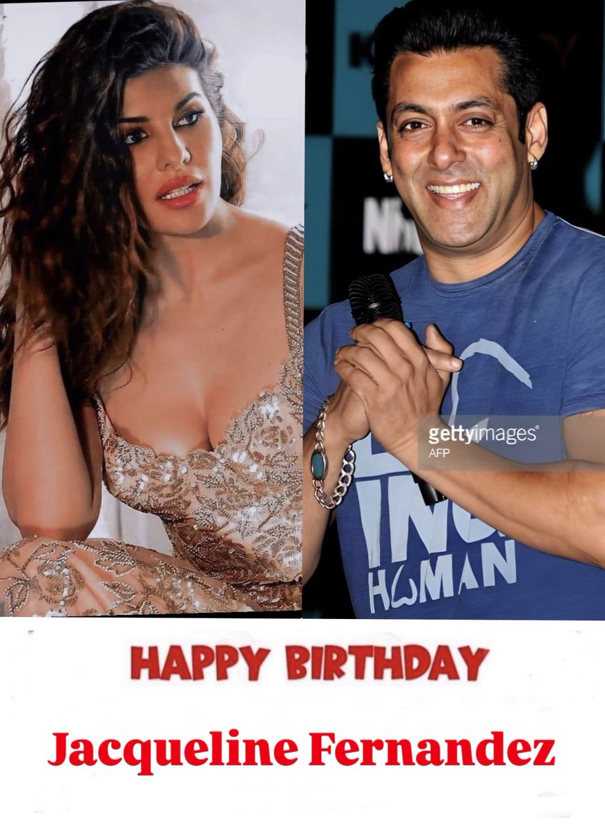 Salman Khan Fan Club (@beingskfan_club) on Twitter photo Wishing the Evergreen & Talented Bollywood Megastar Actress <a href="/Asli_Jacqueline/">Jacqueline Fernandez</a> Happy Birthday! We Wish You Love & Happiness Year Ahead ! 🍫🎉
#HBDJacquelineFernandez ❤️💐🍰 <a href="/JacquelineClub_/">Jacqueline Fernandez Fan Club</a> <a href="/BeingSKFanClub_/">Being Salman Khan Fan Club</a> <a href="/TeamJacquelineG/">Team Jacqueline Fernandez</a> <a href="/BeingSalmanKhan/">Salman Khan</a> <a href="/JacquelineTrend/">Jacqueline Fernandez Trend’s ❤️</a> <a href="/BeingJFernandez/">Jacqueline Fernandez Lover’s ❤️</a> Wishing the Evergreen & Talented Bollywood Megastar Actress <a href="/Asli_Jacqueline/">Jacqueline Fernandez</a> Happy Birthday! We Wish You Love & Happiness Year Ahead ! 🍫🎉
#HBDJacquelineFernandez ❤️💐🍰 <a href="/JacquelineClub_/">Jacqueline Fernandez Fan Club</a> <a href="/BeingSKFanClub_/">Being Salman Khan Fan Club</a> <a href="/TeamJacquelineG/">Team Jacqueline Fernandez</a> <a href="/BeingSalmanKhan/">Salman Khan</a> <a href="/JacquelineTrend/">Jacqueline Fernandez Trend’s ❤️</a> <a href="/BeingJFernandez/">Jacqueline Fernandez Lover’s ❤️</a>