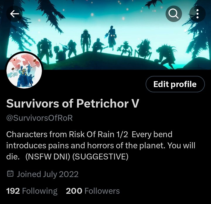 Survivors of Petrichor V (@SurvivorsOfRoR) / Posts / X