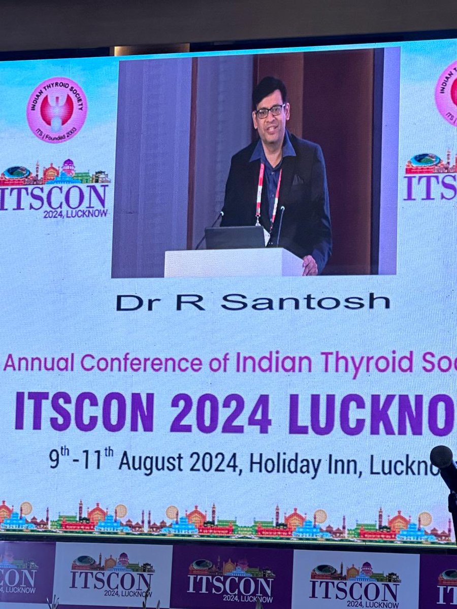 dr_rsantosh's tweet photo. Super academic weekend . Opening batsman @Thyroid_ITS ‘ s annual #ITSCON at Lucknow on Friday and spoke at Coimbatore at the annual #DECON . Nice catching up with @mvramamohan @saptarshi5 @AskDrShashank @Kaushik42449631 @DrSuresh_endo @drsundar_endo @drtejallathia @belindageorge https://t.co/JEVpBGcTYg