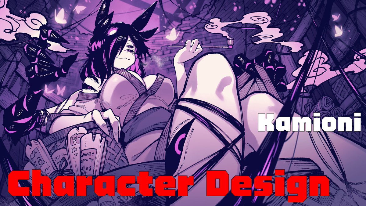 Character Design-Kamioni 
patreon.com/posts/characte…

#Patreon #MonsterGirls #KaijuGirls #駭獣少女