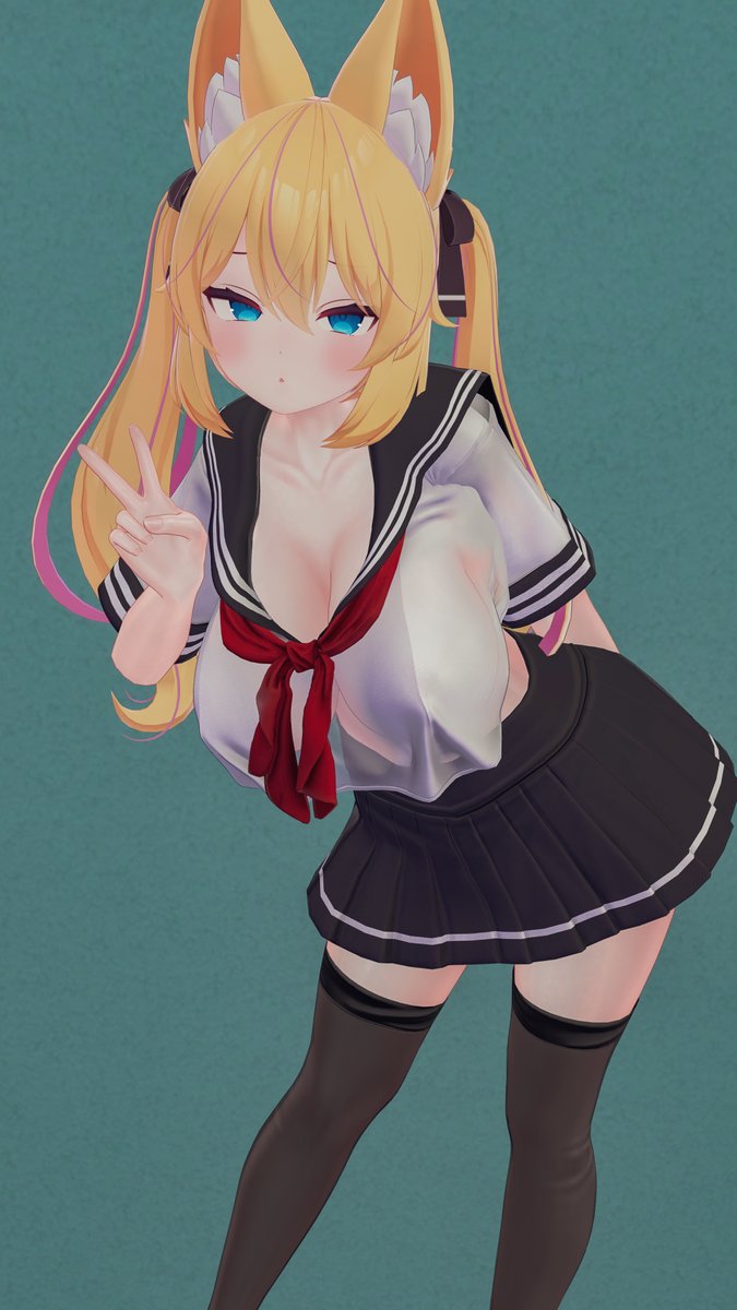 shino_vrc_n's tweet image. ✌💛