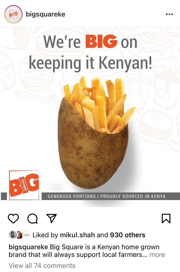 moseskemibaro's tweet photo. Back in January 2022, KFC got into a bit of a social media crisis in Kenya when they posted what looked like a genuinely well meaning update that they had run out of chips. Initially, this looked humorous and to some of us quite baffling but what happened next is what gets interesting. 

Apparently, it came to light, for the very first time with Kenyan consumers, that KFC had run out of chips since their supply chain had issues as all their chips were actually sourced from outside Kenya and more specifically from Egypt. It seemed incredulous to say the least!

To make matters even more baffling, according to KFC, using their global and standardised procurement model, the quality of Kenyan potatoes was not considered compatible, or, good enough for their chips production. What transpired from this point onwards was the stuff of social media legend in Kenya!

KFC, without realising what they had done, outraged consumers far and wide in Kenya who went on a social media tirade to complain that KFC was undermining the quality of Kenyan potatoes and this led to a very real social media crisis for them. 

It got even tastier when KFC's competitors went on a charm offensive to reassure irate Kenyan consumers that they used potatoes from Kenya to make their chips and they were more than happy to host them and their families for their 100% Kenyan sourced chips. 

It was clearly a pickle for KFC so they had to take action after this flare up over something seemingly innocuous that triggered many Kenyan consumers at scale on social media. For the record, Kenyans take their potatoes, or, 'waru', as they are affectionately known in Kikuyu, very very seriously! 

In the coming months, KFC started a journey of looking for Kenyan producers who could supply them with locally sourced potatoes going forward. As I seem to recall, one or more suppliers eventually made the cut and KFC started sourcing a portion of their potatoes locally for chips production. 

Fast forward to August 2024 and I saw this billboard yesterday announcing that KFC chips are now sourced entirely locally, and ate therefore 'made in Kenya'. This is such a great story and especially in the increasingly important area of 'sustainability' for all businesses when everyone is concerned about how they operate in the areas of environment, sustainability and governance, also known as 'ESG'. 

The most important aspect of this story on KFC going local for its chips is that its a classic case of how a social media crisis can become a key driver of business transformation leading to a commitment to do things right in a contextually relevant manner. Kenyan farm produce is as good as the best in the world and kudos to KFC for doing the hard things to make it work!

#KFCChipsCrisis #ChipsCrisis #KFCKenya #Chips #FrenchFries #Potatoes #SocialMedia #SocialMediaCrisis #ESG #Sustainability #MadeInKenya #Kenya #Africa