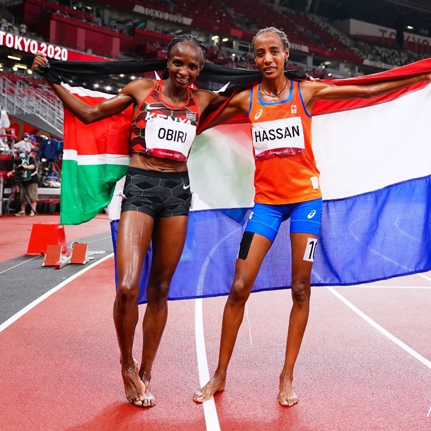 mossonmerchants's tweet photo. As a Kenyan, I am satisfied @SifanHassan won the Gold medal. She is an amazing woman with a great personality.
🥉Bronze 5000M
🥉Bronze 10,000 M
🥇Gold Marathon 42Km 

Thank you Hellen Obiri for the 🥉Bronze 👏👏👏 #Paris2024 #OlympicGamesParis2024 #Olympics https://t.co/UVi5vwU3Yj
