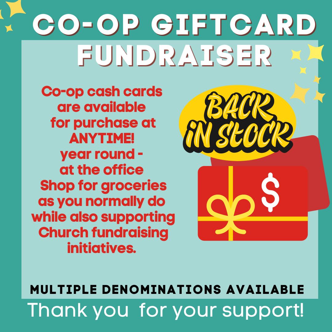 Coop Gift Cards are back in stock - grab yours today!