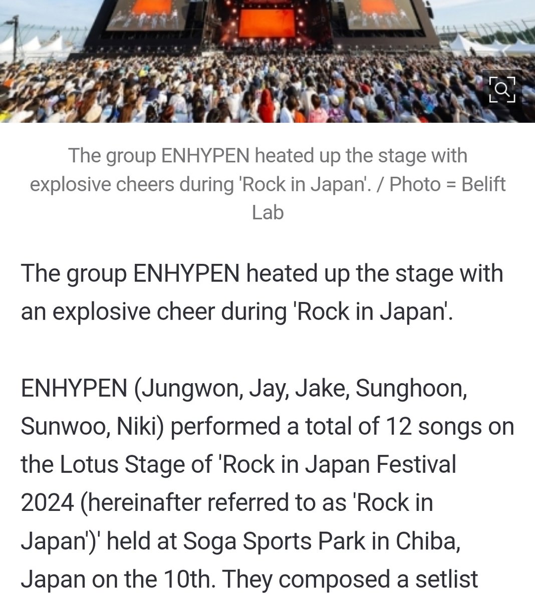heeseungcokr's tweet photo. I clicked almost all the kmedia news, but where is heeseung (희승) name in ENHYPEN list!?? WHAT are you doing BELIFT LAB/HYBE PR team??? Highlighting Heeseung’s Karma acapella but not include his name.. please hurry up edit it @BELIFTLAB @ENHYPEN https://t.co/VPMIxWSzj0