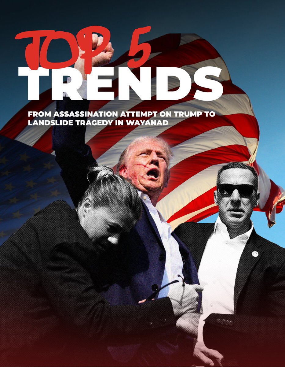 KahaniAsli's tweet photo. From attempted assassinations to natural disasters, July 2024 has been a rollercoaster of events. Stay informed and prepared.

Top 5 trends of July

#USA #uselection #donaldtrump #assassination #geopolitics #microsoftoffice #microsoft #bluescreenerror #bsod #virus #delhiflood https://t.co/XHmzHSFH49