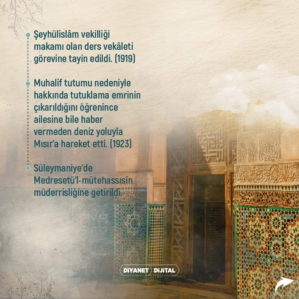 istdarulhadis's tweet photo. Vefat yıldönümünde Son dönem Osmanlı âlimlerinin en önemlilerinden Zahid el-Kevseri Hazretlerinin kısa bir hayat tarihçesi.

@DiyanetDijital https://t.co/CnIkiGQgED