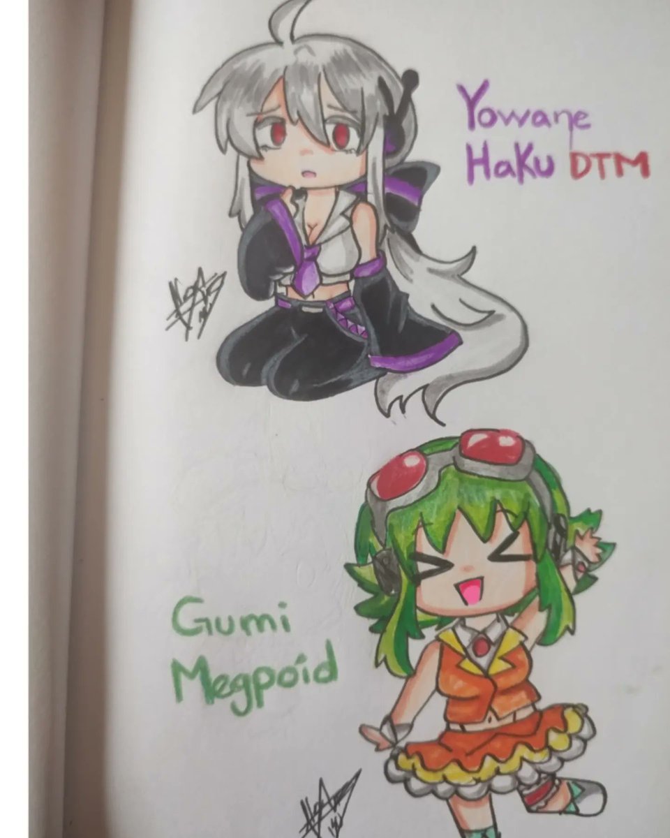 AlexKaty10's tweet photo. GUMI MEGPOID/YOWANE HAKU

#vocaloid #voyakiloid #gumi #haku #yowanehaku #fanloid 
#hakuyowane #hakuvoyakiloid #gumimegpoid #megpoidgumi #gumivocaloid #drawingcolor #drawingtraditional #vocaloidfanart #drawing #メグッポイド #弱音ハク https://t.co/KWhWbwjP8C