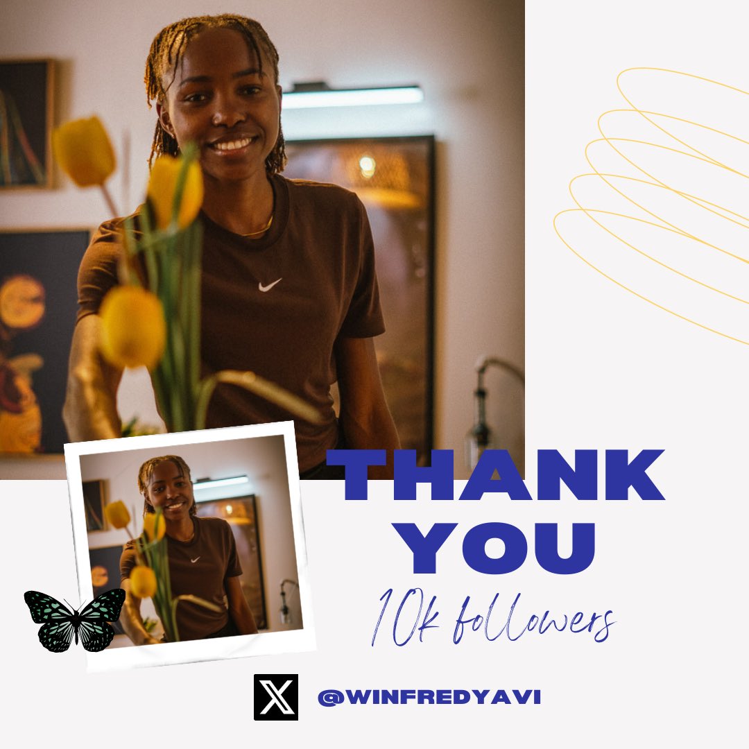 WinfredYavi's tweet photo. #TeamYavi is 10 million strong !

🦋 Keep moving 
#YAVI https://t.co/tZoAYS1cKL