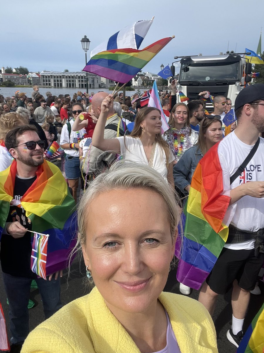 Lucie Samcová (@luciesamcova_eu) on Twitter photo Happy #Pride, Reykjavik! This year, the EU in Iceland <a href="/EUinICELAND/">ESB á Íslandi / EU in Iceland</a> - together with Germany, France, Finland and Sweden - supports sign language interpretation and accessibility ramp to make sure the event can be enjoyed by as many as possible. Happy #Pride, Reykjavik! This year, the EU in Iceland <a href="/EUinICELAND/">ESB á Íslandi / EU in Iceland</a> - together with Germany, France, Finland and Sweden - supports sign language interpretation and accessibility ramp to make sure the event can be enjoyed by as many as possible.