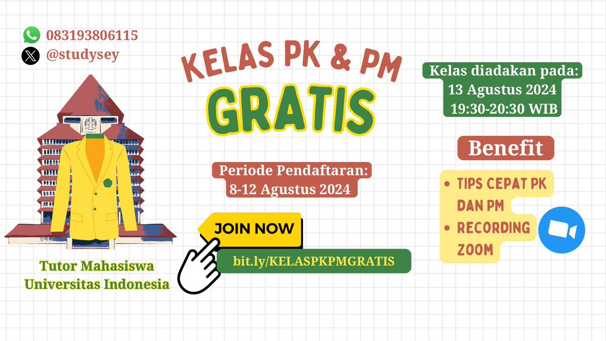 OPEN KELAS UTBK Tips 1 soal 1 menit tweet media
