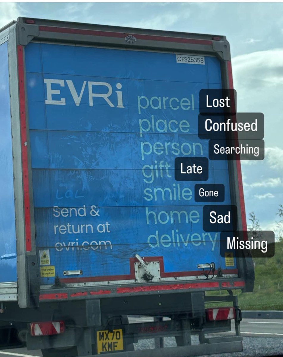 Evri Parcel Lost
Evri Place Confused
Evri Person Searching
Evri Gift Late
Evri Smile Gone
Evri Home Sad
Evri Delivery Missing
🥲
#skye