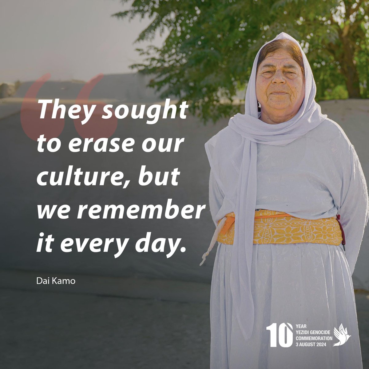 YezidiV's tweet photo. Yezidis show incredible resilience against threats &amp; marginalization. They need protection, autonomy, justice, reparations, &amp; preservation of their dignity &amp; identity from Islamic radicals. 

#Internationalcommunity 
#HumanRights 
#stophatespeechagainstyezidis https://t.co/RX65ecxO1Q