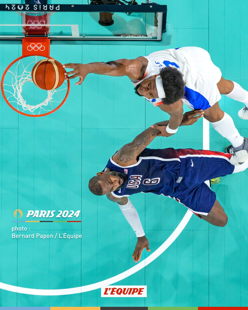 😳 Un autre angle pour apprécier le dunk de Guerschon Yabusele sur LeBron James

📸 Bernard Papon / L'Équipe

#Paris2024