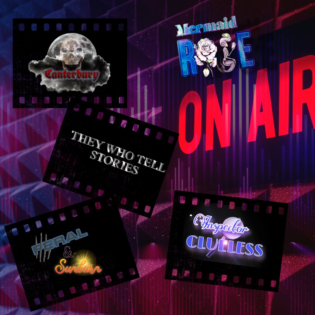 Mermaid Rose Productions is in full swing! We are in pre-production on our first run of audio series, with more details coming soon! These original audios cover a wide range of different genres and styles - from comedy to horror, multiversal shenanigans to superheroics!