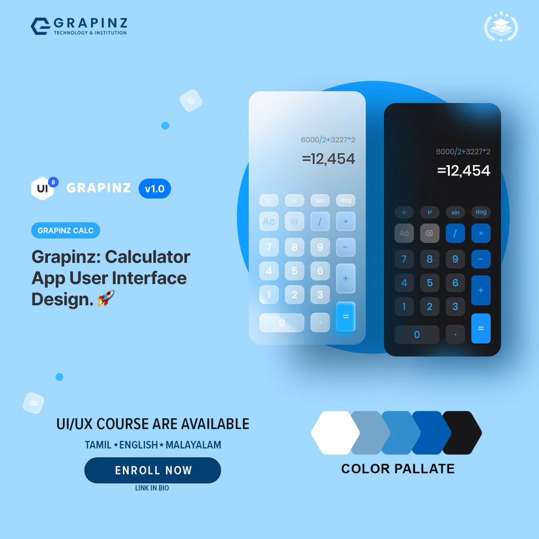 grapinz's tweet image. Calculator App Interface🧮💫#CalculatorApp
#MathMadeEasy #QuickCalc #NumberCrunching
#SmartMath #MathTools #MathGenius #CalcPro
#EasyCalculations #MathSolutions #UIUXDesign
#AppDesign #UserExperience #UXDesign #UserInterface