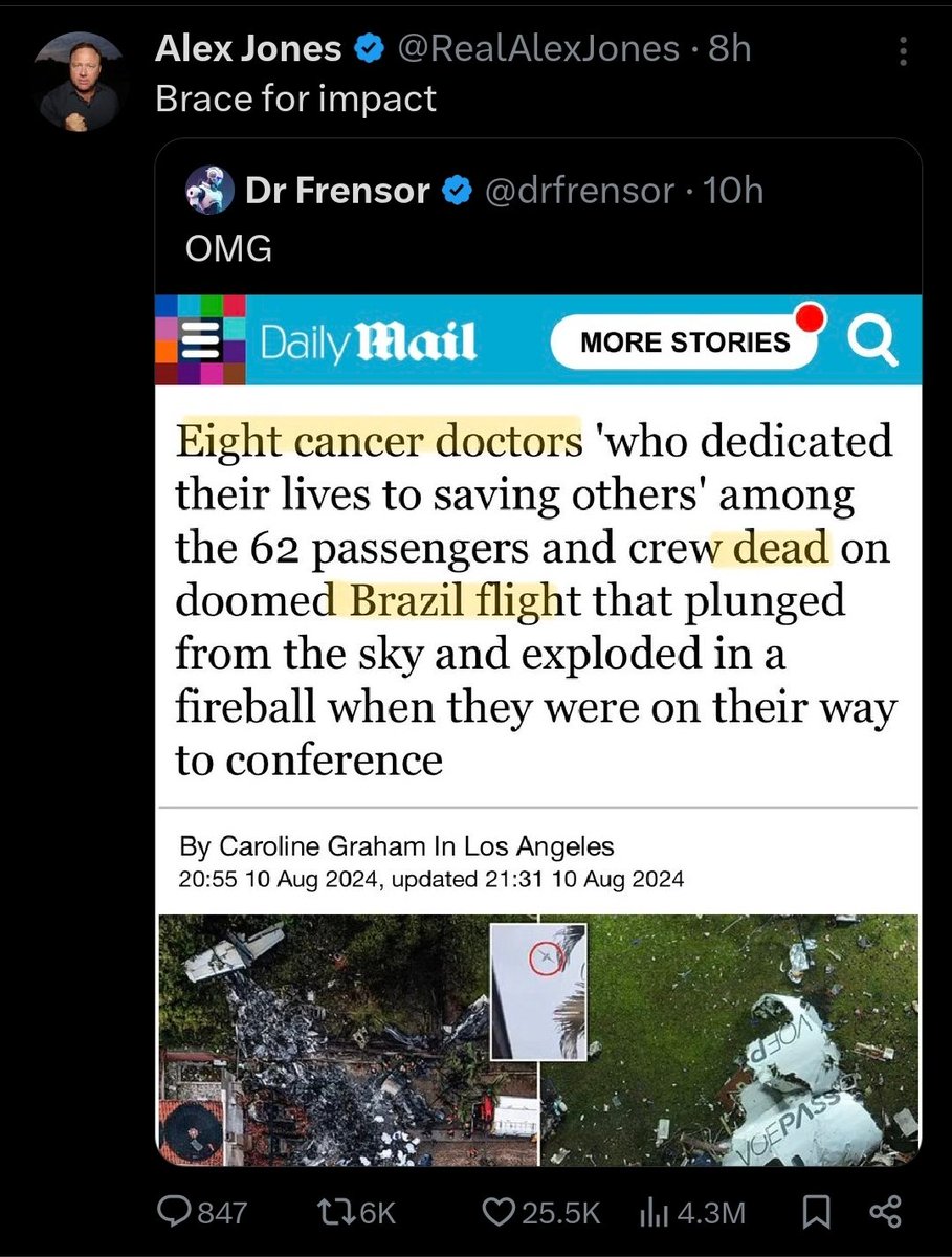 Guess these Dr knew why their is a sudden spike in stage 4 cancer globally