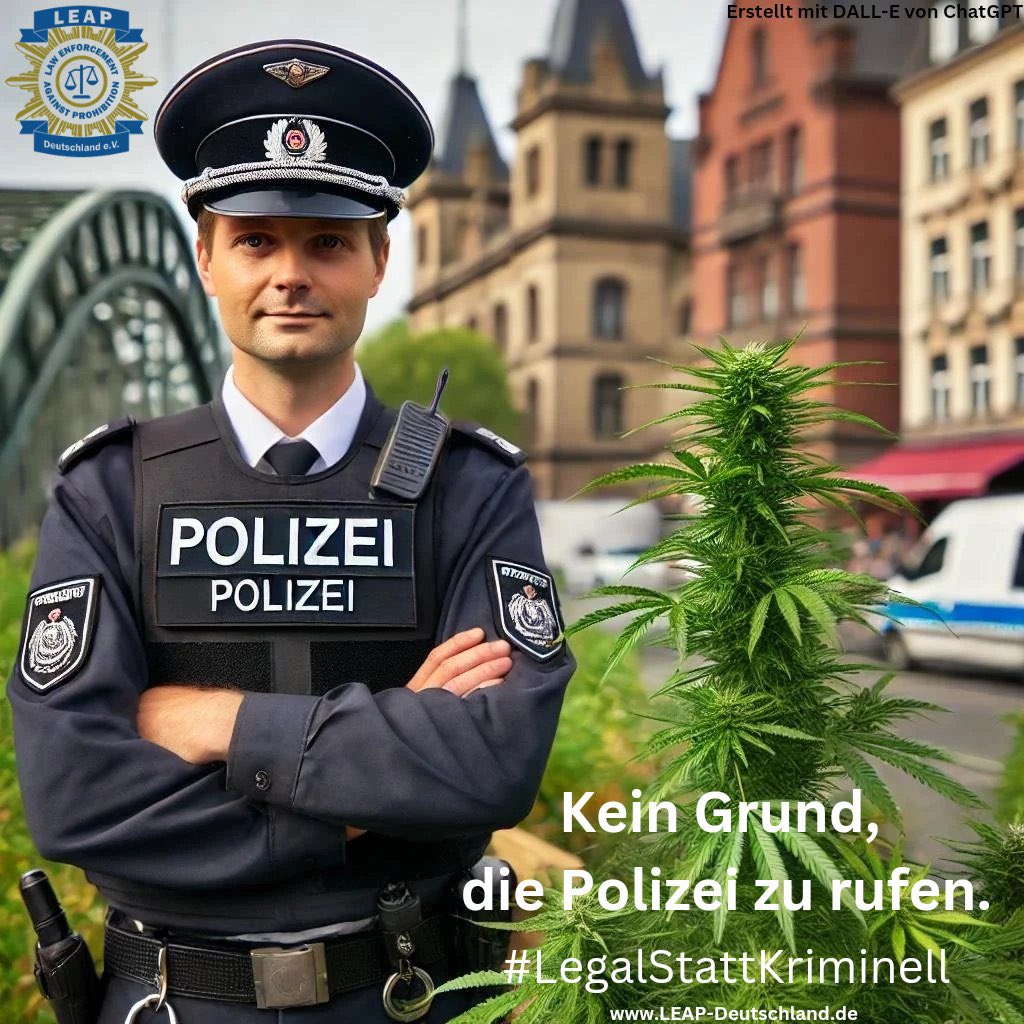 Seit dem 1.4.24 und dem Inkrafttreten des #CanG gibt es keinen Grund mehr, wegen #Cannabis die Polizei zu rufen. In der Folge werden #Polizei, #Staatsanwaltschaft und #Gericht deutlich entlastet. #LegalStattKriminell
