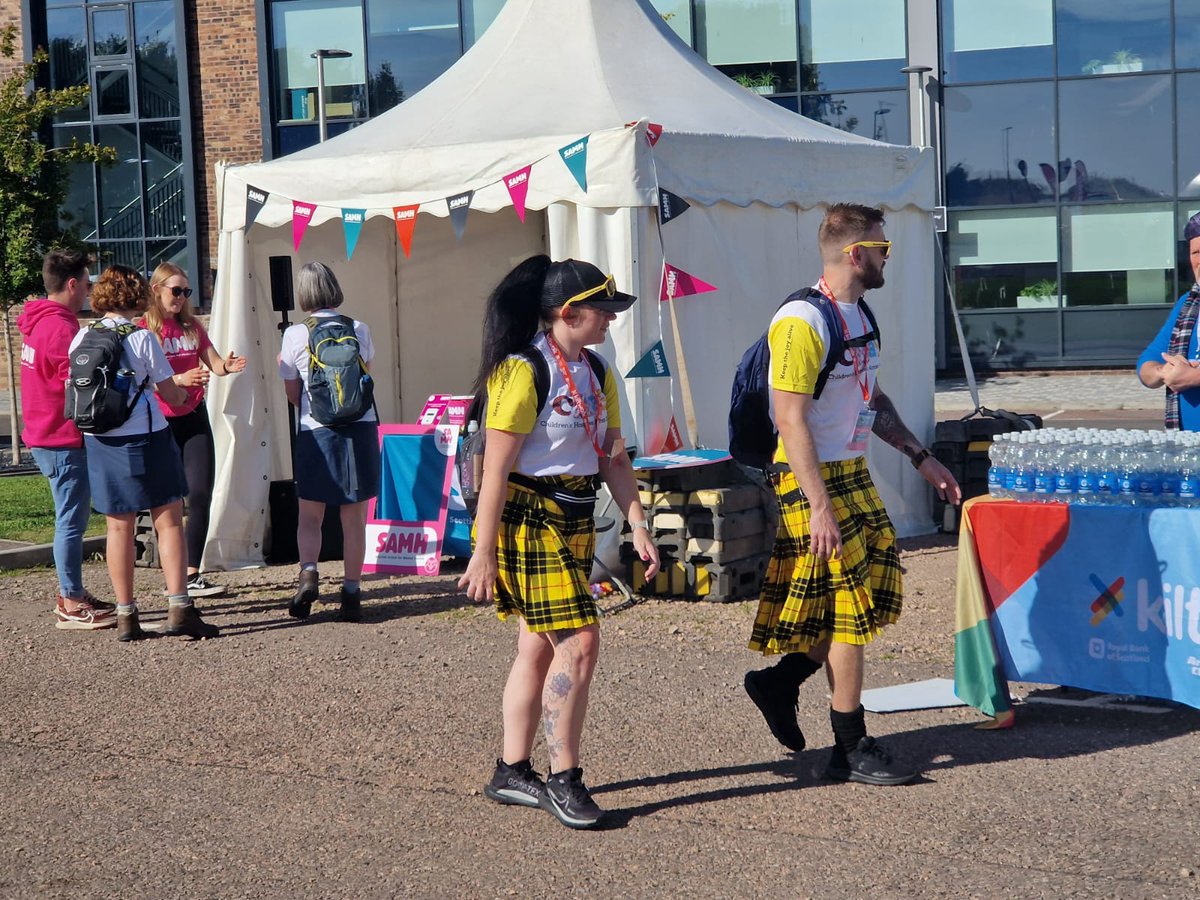 thekiltwalk's tweet photo. Dundee Mighty Striders, make sure you stop by our amazing Pit Stop 1 partners @SAMHtweets for some great entertainmentโฆ Start your walk off in style!
#KiltwalkDundee #PitStopPatter #PitStop1 https://t.co/mFDlnwfj8P