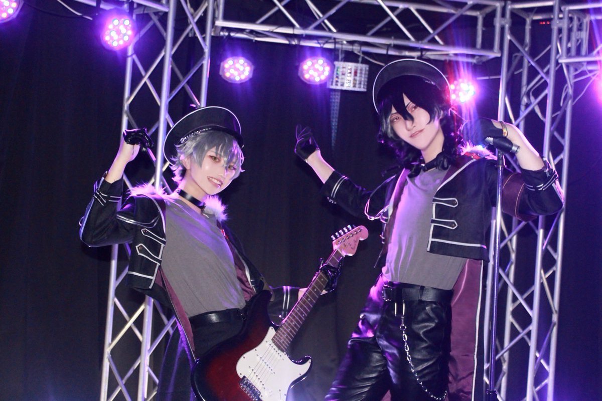 【 enst!! / cosplay 】

　✞UNDEAD✞　
　　　朔間零・大神晃牙

 #ハコアム大阪オフ会  #ハコアム大阪
  #あんさんぶるなアイドルオンリー