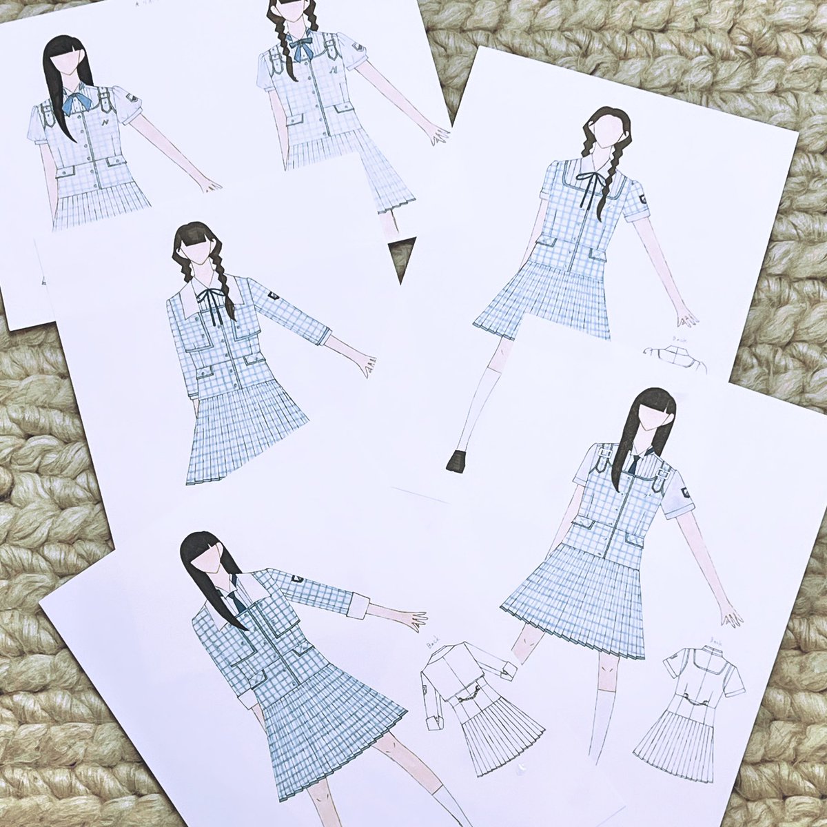 ↓乃木坂46の皆さんの35枚目のシングルの制服衣裳を担当させていただい