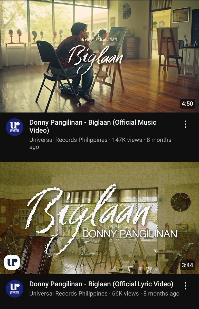 ATTENTION YOUTUBE STREAMERS ‼️

📢 GOALS TO BE ACHIEVED 
📌 150K Streams for Biglaan Official Music Video
📌 70K Streams for Biglaan Official Lyric Video

Let us all KEEP ON POWER STREAMING 🎥🎶

#DonnyPangilinan <a href="/donnypangilinan/">Donny</a> <a href="/universalrec_ph/">Universal Records Philippines</a>