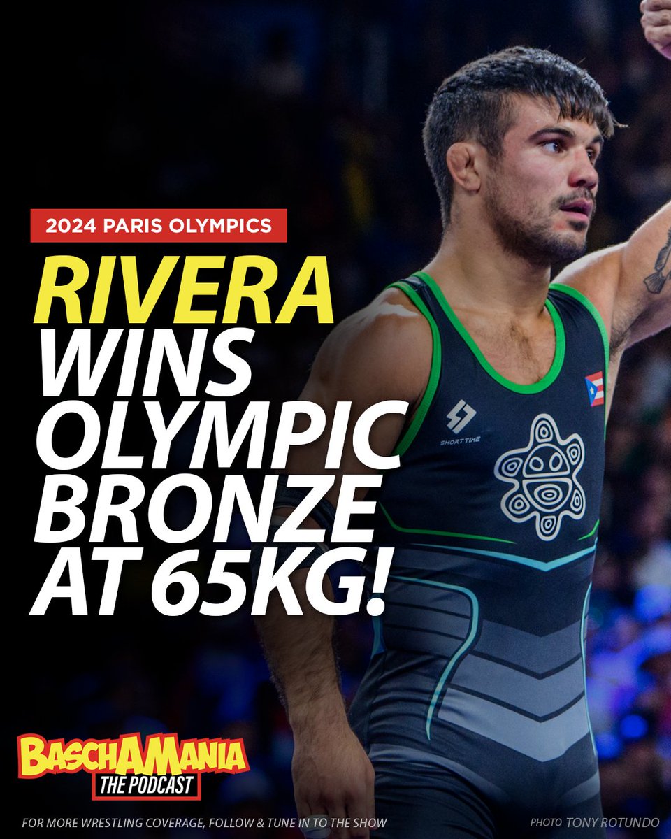 JustinJBasch's tweet photo. RIVERA DOES IT WITH SECONDS TO GO! Takes out Mongolia's Tumur Ochir! Wins Olympic Bronze at 65kg! https://t.co/pzOBX64gki