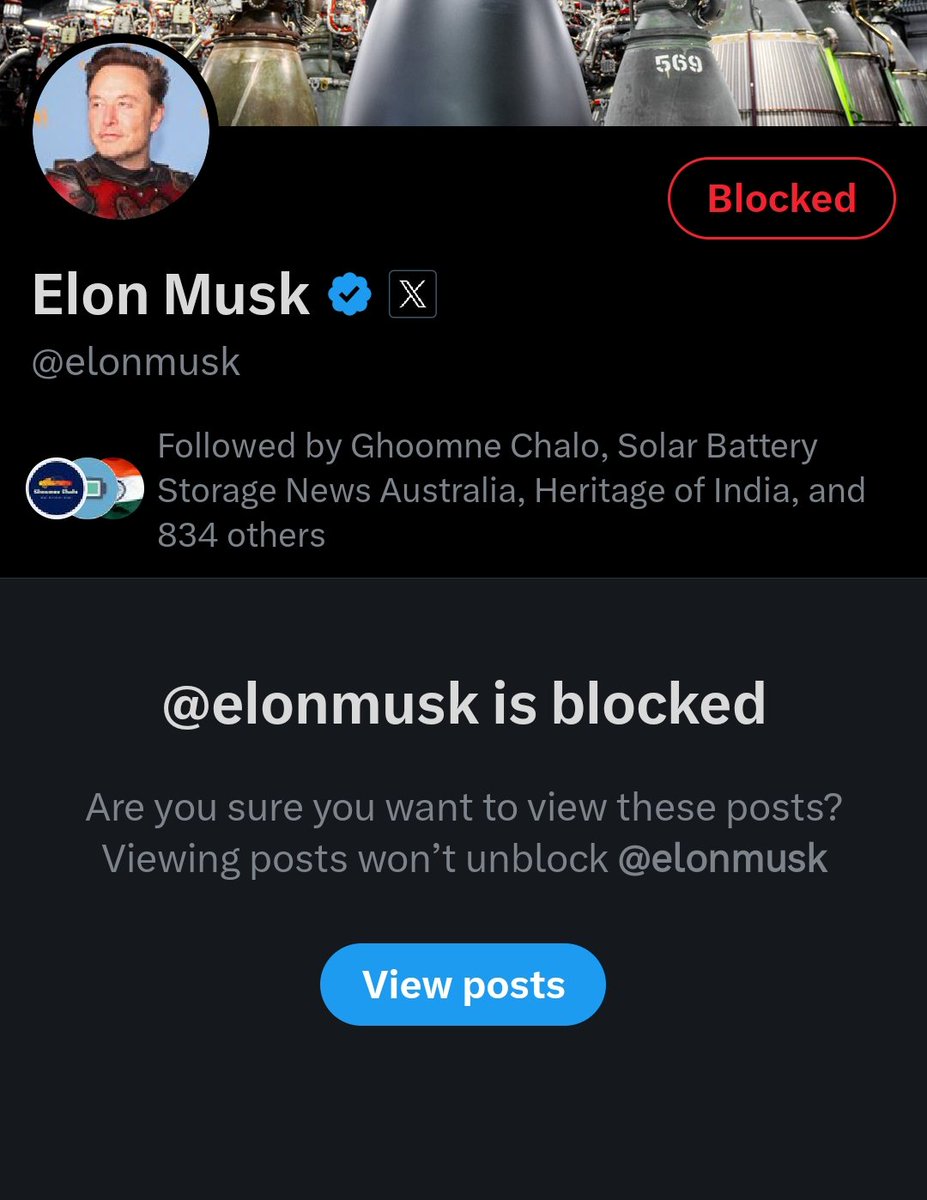 #BlockMusk done!