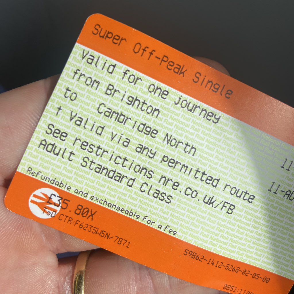 “Any permitted route” and “super off-peak” 

How does anyone know what these things are