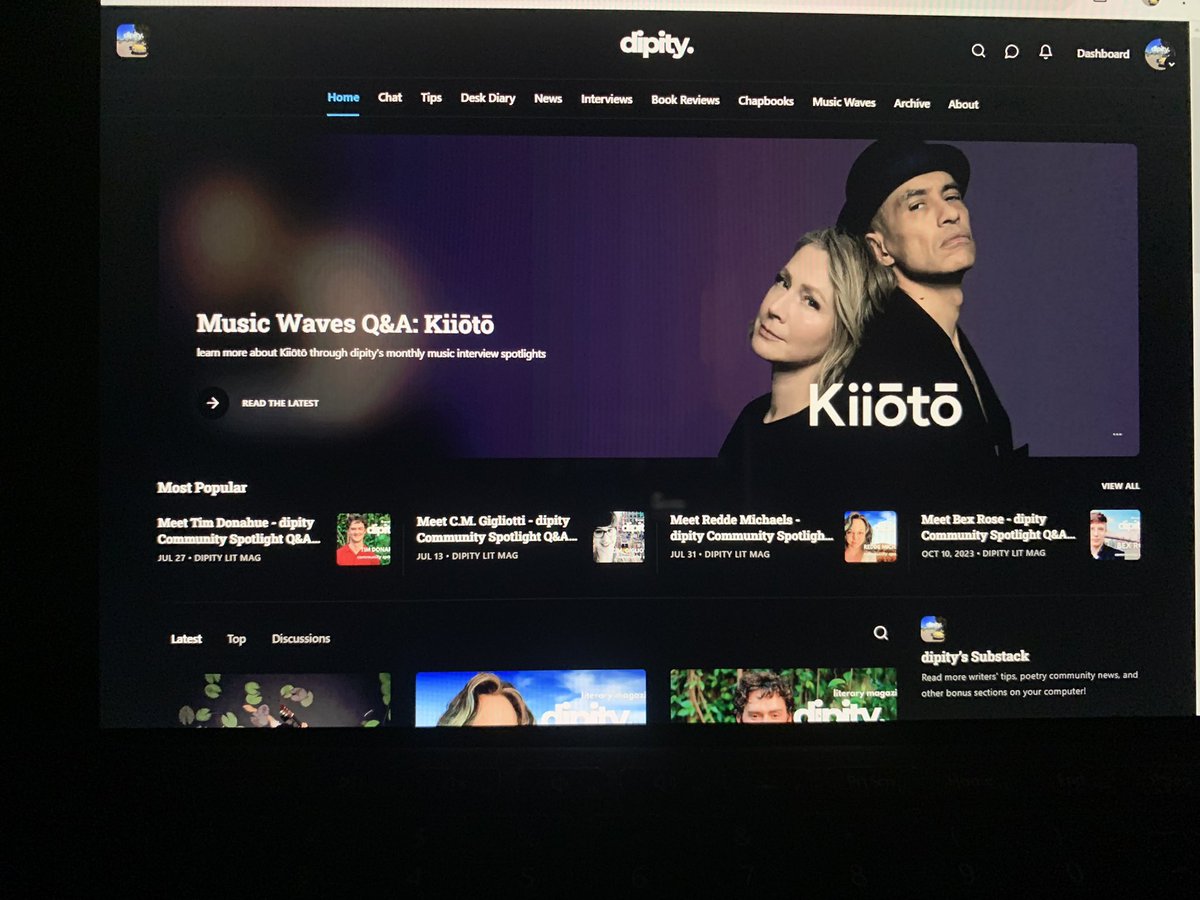 Read our latest awesome Music Q&amp;A with <a href="/we_are_kiioto/">Kiiōtō</a> and check out their latest album release As Dust We Rise! 
#musicislife #poetrycommunity #spotify #songs #youtubemusic #writingcommunity 

open.substack.com/pub/dipitylitm…