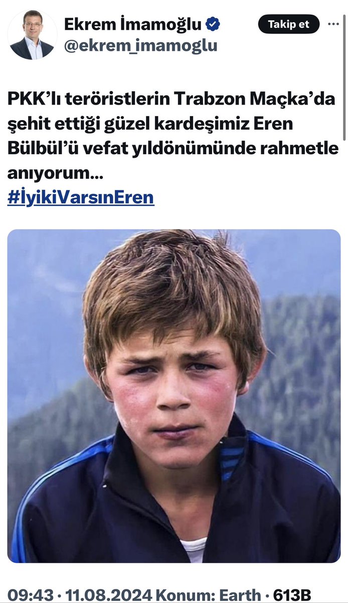 PKK’nın siyasi ayağı PKK/HDP-DEM ile seçim işbirliği yap, TBMM’de beraber tezkereye “hayır” de, bölücü operacı eli öp, “PKK sizi tükürüğü ile boğar” diyenlerle poz ver, PKK’lı Demirtaş’ı öv, hapiste çalışma ziyaretine gideceğini açıkla sonra da PKK’nın katlettiği 15 yaşındaki