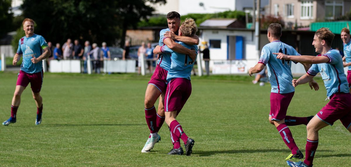 That feeling of a last minute winner 💜🩵