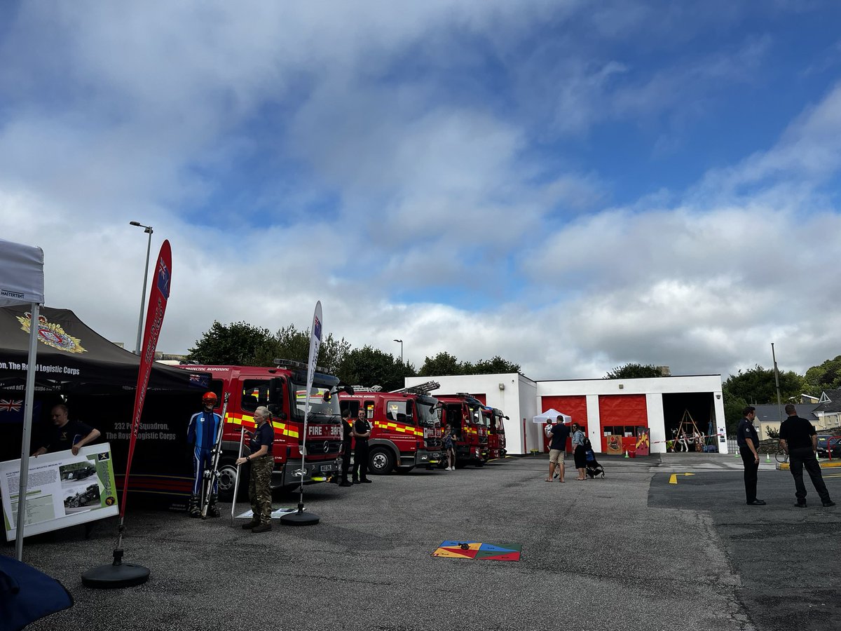 Come on down to the <a href="/BodminCFRS/">Bodmin Community Fire Station</a> open day and meet the team, have a look at the kit, learn CPR and have a look around lots of other emergency vehicles too - loads to see and do until 15:00! <a href="/DC_Police/">Devon & Cornwall Police</a> <a href="/CornwallFRS/">Cornwall Fire and Rescue Service</a>