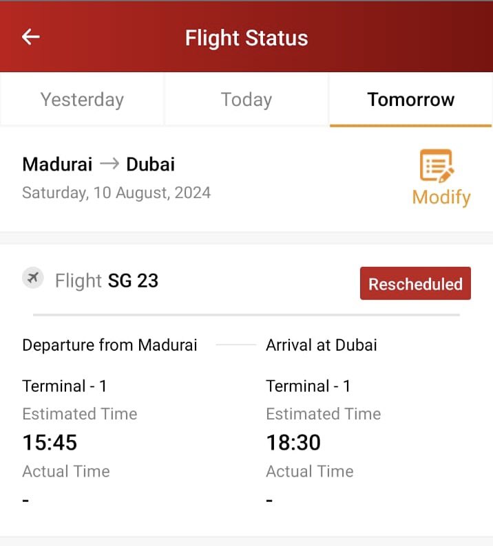abdurrahmanj's tweet photo. @crownhussain @flyspicejet @DGCAIndia Actual departure: 12 PM on 10.08.2024
1st Reschedule-3:45
2nd Reschedule-7:40
3rd Reschedule-8:30 
Then- 9:30
Then-10:30
Finally cancelled.. https://t.co/OOly8CRGkD