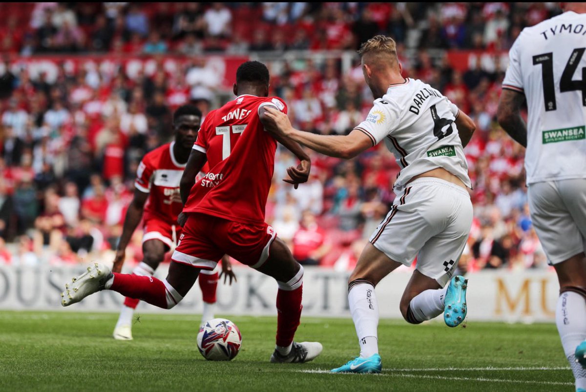 Chris_BoroUTB's tweet photo. Victory on the opening day for the first time in a decade, yet some #Boro fans across social media are spending a lot more time giving Isaiah Jones pelters for costing us a game we actually won, than they are praising him for winning the penalty that actually won us the game 🤷🏻‍♂️ https://t.co/L4WN2jvlzZ