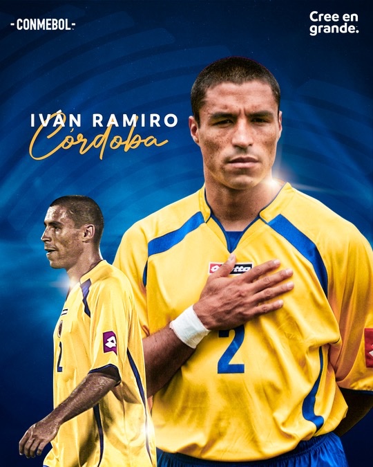 CONMEBOL.com (@conmebol) on Twitter photo ¡Feliz cumpleaños, <a href="/ivanramiroc/">Iván Ramiro Córdoba</a>! 🥳🇨🇴
Campeón de la CONMEBOL <a href="/CopaAmerica/">CONMEBOL Copa América™️</a> con <a href="/FCFSeleccionCol/">Selección Colombia</a>. 🏆
#CreeEnGrande | #AniversarioCONMEBOL ¡Feliz cumpleaños, <a href="/ivanramiroc/">Iván Ramiro Córdoba</a>! 🥳🇨🇴
Campeón de la CONMEBOL <a href="/CopaAmerica/">CONMEBOL Copa América™️</a> con <a href="/FCFSeleccionCol/">Selección Colombia</a>. 🏆
#CreeEnGrande | #AniversarioCONMEBOL