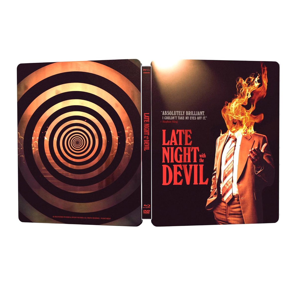 PhysMediaHQ's tweet photo. 🇺🇸 Pre-Order Deal! 🇺🇸 Late Night With the Devil - Limited Edition Steelbook [Blu-Ray] 38% off on Amazon, now $30.94! Releasing on Sept 10, 2024.

Pre-order https://t.co/UbXG2MkQLX

#LateNightWithTheDevil #LimitedEdition #Steelbook #BluRay #PreOrderDeal #AmazonUS #HorrorMovies https://t.co/4vhkeqHXdv