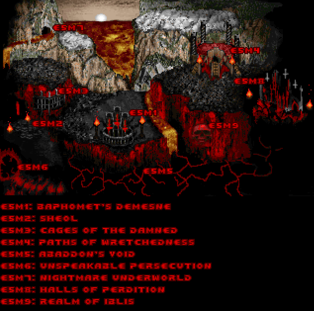 #Doom Fan-Made Sigil Intermission Screen Map Guide