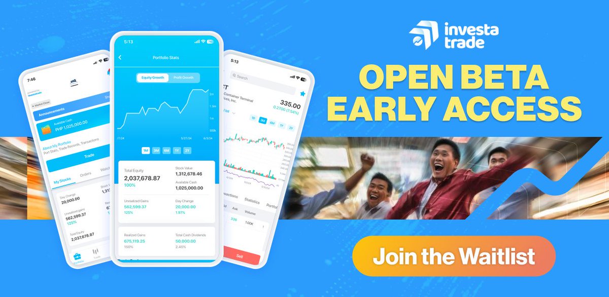 xeejo's tweet photo. INVESTATRADE IS OUT, FINALLY! 😍

We can finally trade REAL STOCKS in our very own trading platform.

For @investagrams users, you can use your own account - same charting tools, same features. :)

Open beta access is given to our early supporters! 

Want early access? DM me. 💙 https://t.co/QN450fThQB