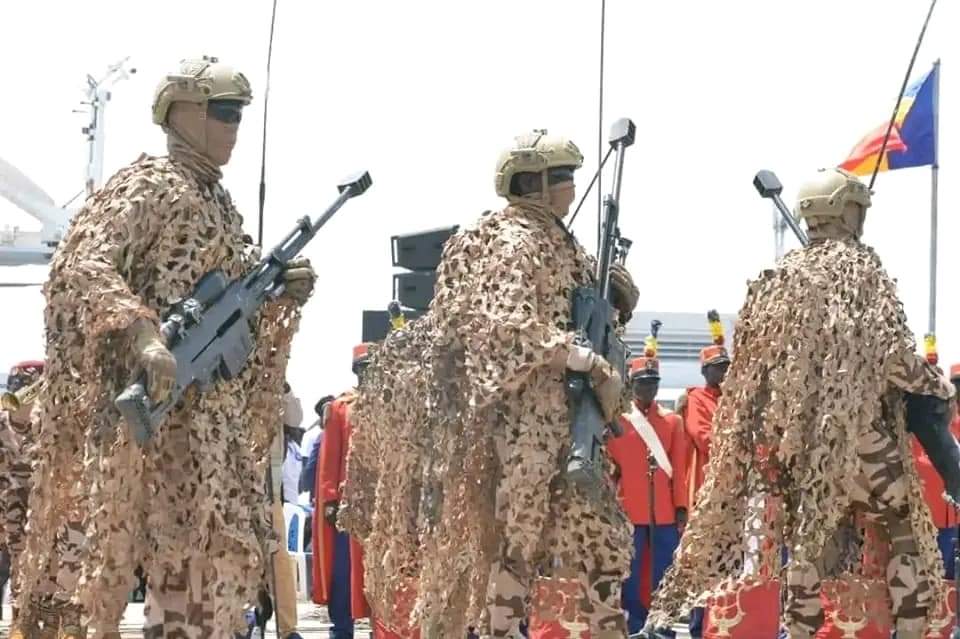 NouvellesTd's tweet photo. Pour la première fois, une unité d'élite prend part  à un défilé pédestre. Il s'agit de la  Force d'intervention Rapide (FiR). C'est lors du défilé militaire manquant la commémoration du 64e anniversaire d'indépendance du #Tchad ce 11 août 2024 à la place de la nation. 
#11aout https://t.co/nnuKIikEwT