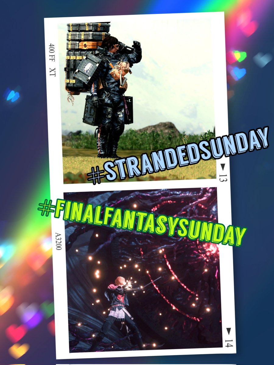 Morning gamers! ☀️
It’s #FinalFantasySunday and #StrandedSunday! - Aaand <a href="/Misfunkshun/">nina ;༊</a>'s birthday, happy birthday lovely!! 🥳💖💖

Share your best FF or Death Stranding pics. Let’s make the TL legendary, show us your epic captures! 😍✨

Cover: <a href="/Nim_VGP/">NimVGP</a> + <a href="/run4urlife1014/">May(メイ)⭐May Joshua be alive⭐</a>