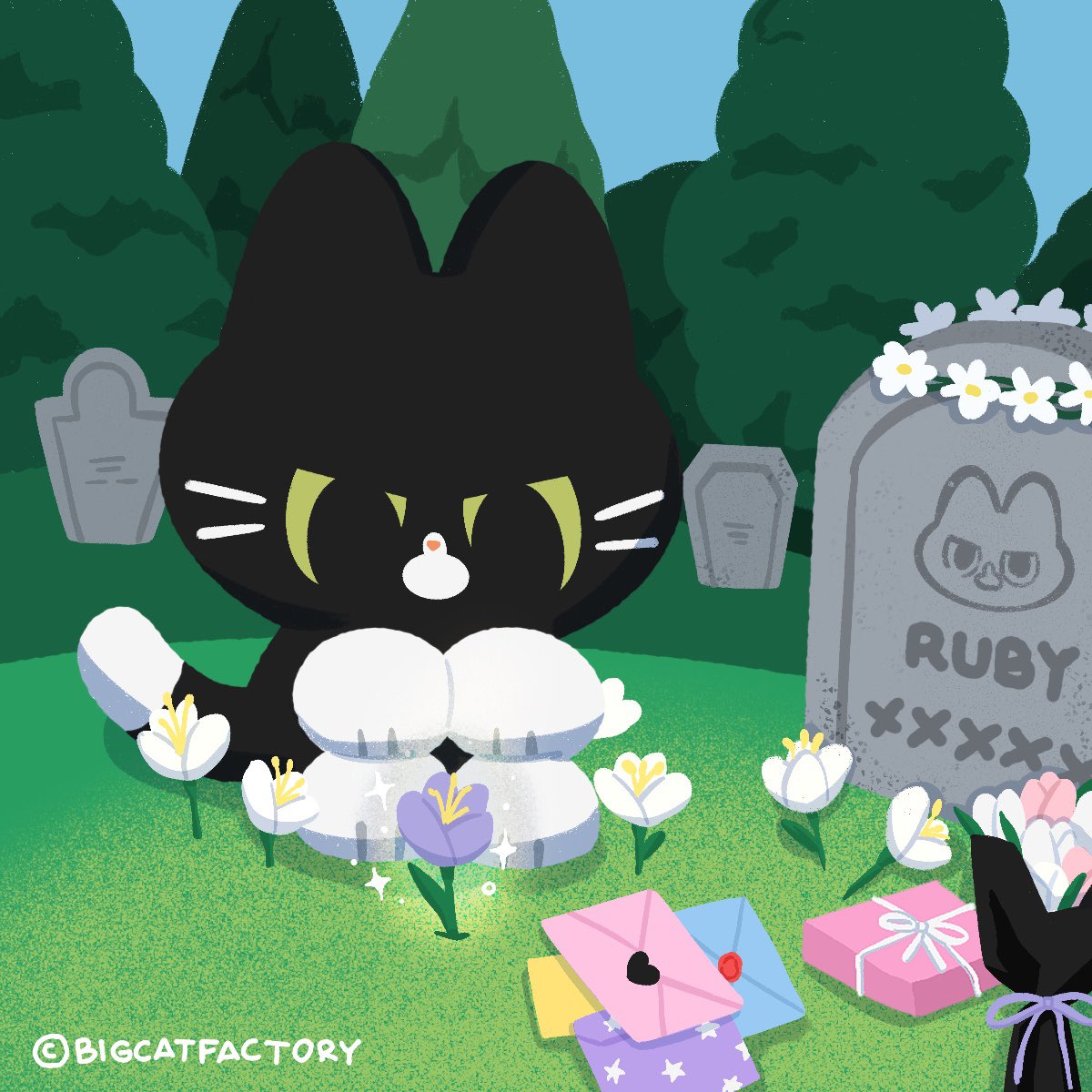 ดีใจที่ Ruby และ Bigcatfactory เริ่มมีชื่อเสียง(ในวงจำกัด) ขอบคุณทุกคนที่เอ็นดูมากๆเลยค่ะ ถึงสตอรี่หลักของocเราจะค่อนข้างสุ่มเสี่ยงอาจเกิดความไม่สบายใจ ทั้งหมดมันก็มาจากภาวะทางอารมณ์ที่เคยเกิดขึ้นจริงจากตัวเรา แต่ก็มีโหมดธุรกิจที่คนเข้าถึงได้ rubyมีหลายด้านหลายมุมเหมือนคนทั่วไป🐈‍⬛