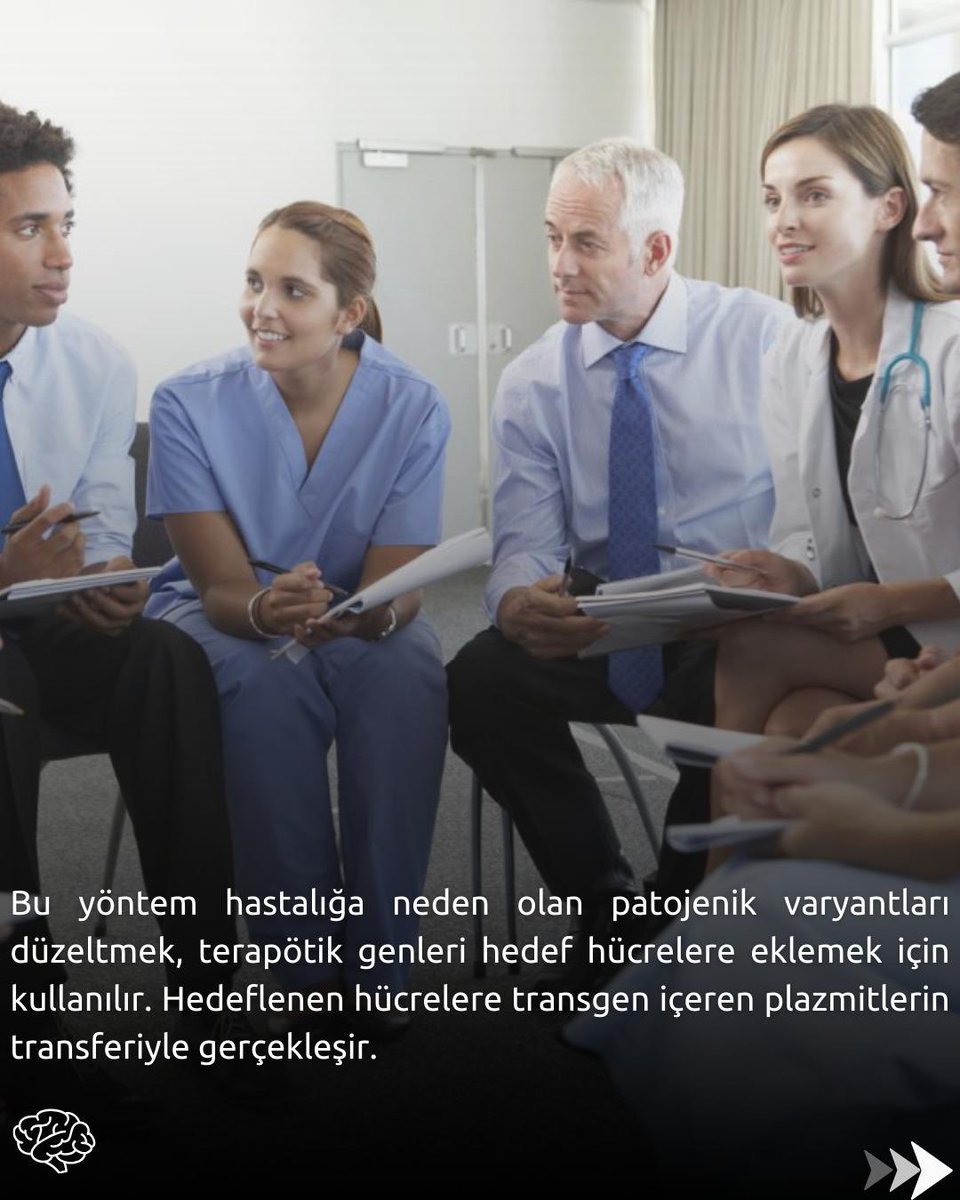 mbgturkiye's tweet photo. Gen tedavisi, hastalıkları tedavi etmek için veya klinik durumu değiştirmek için genetik materyalin hücrelere transfer edilmesiyle yapılır. https://t.co/zqi54w9CN8