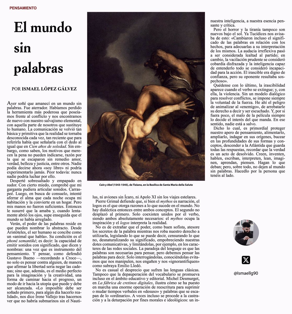 Ismael López Gálvez tweet media