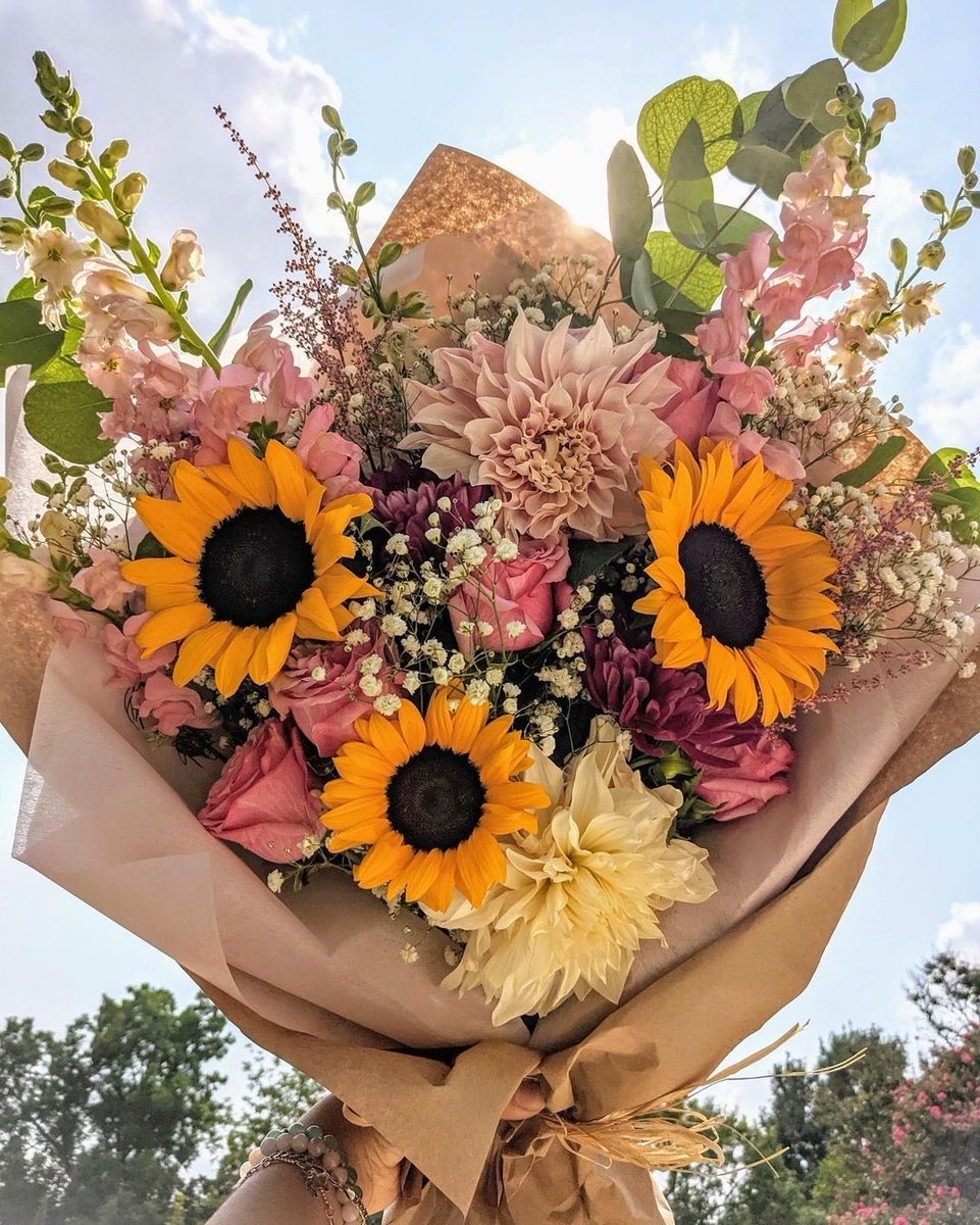 sunflowerchives's tweet photo. pretty like you💐 https://t.co/mnJgdRU1wf