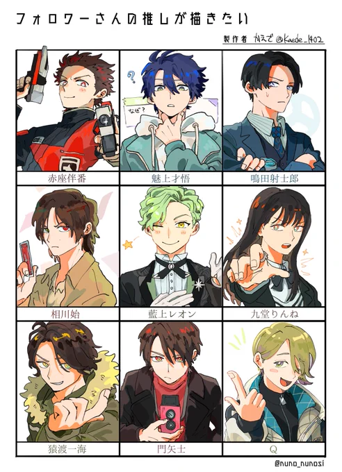 #フォロワーさんの推しが描きたい
一枚目です!リクエストありがとうございました! 