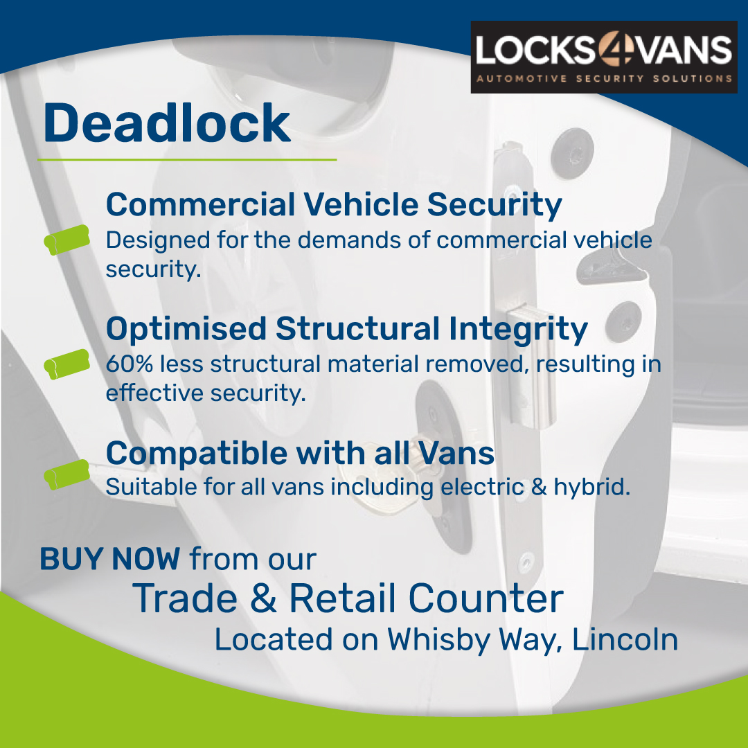lincolnsecurity's tweet image. 🚚Enhance your vehicle security with a Locks4vans deadlock from Lincoln Security 🚚
 
Deadlocks provide an extra layer of protection, ensuring peace of mind for you and safety for your valuables. Don't take chances – secure your van!
 
#LincolnSecurity #VanSafety #Deadlocks