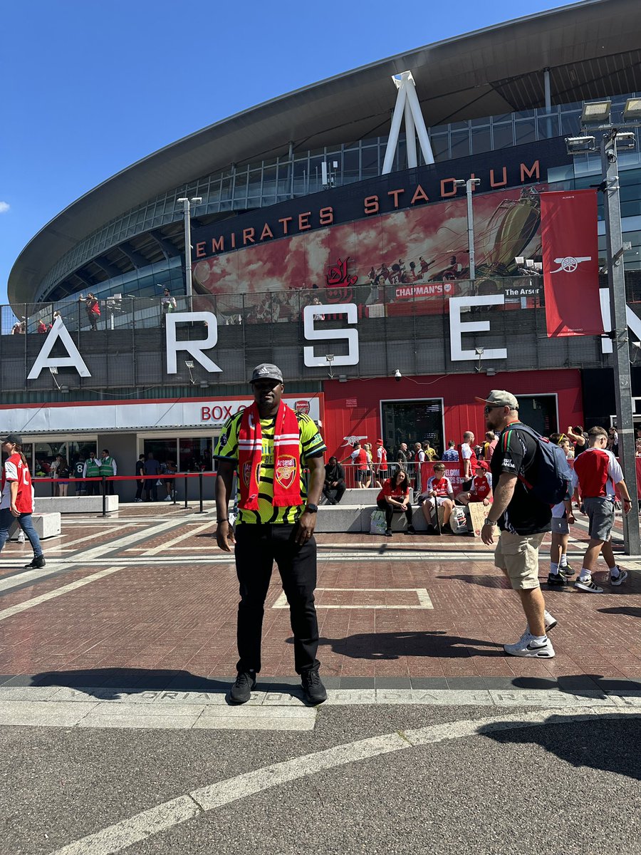kennomie001's tweet photo. We are here…UP Up the Arsenal #ARSLYN  #coyg #EmiratesCup #Emirates #Arsenal https://t.co/3bwIeXclpi